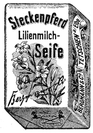 Zeitungsanzeige für Steckenpferd Lilienmilchseife aus dem Jahr 1925